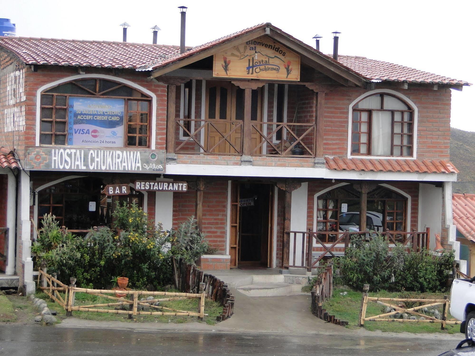 Hosteria Chukirawa Килотоа Экстерьер фото